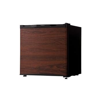 【中古】TOHOTAIYO 1ドア 小型 冷蔵庫 46L おしゃれ 一人暮らし向け 左右開き対応 TH-46L1-WD ダークウッド