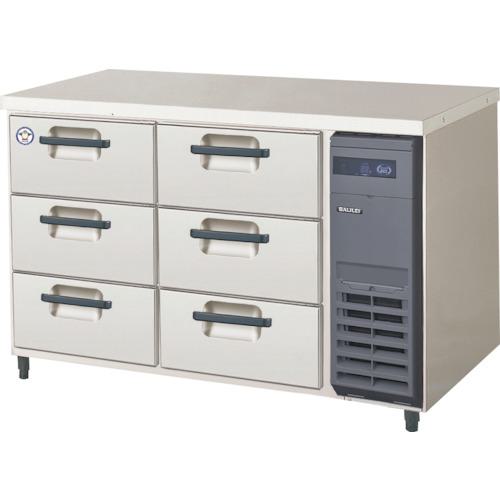 ■福島工業 ドロワーテーブル冷蔵庫〔品番:LDW120RMR〕【4541466:0】[法人・事業所限定][外直送元][店頭受取不可]