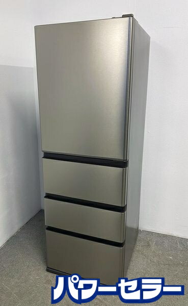 高年式 2025年製 AQUA/アクア 4ドア冷蔵冷凍庫 433L 右開き AQR-V43R(S) 大容量冷凍室 チタンシルバー 中古家電 店頭引取歓迎 uR10183
