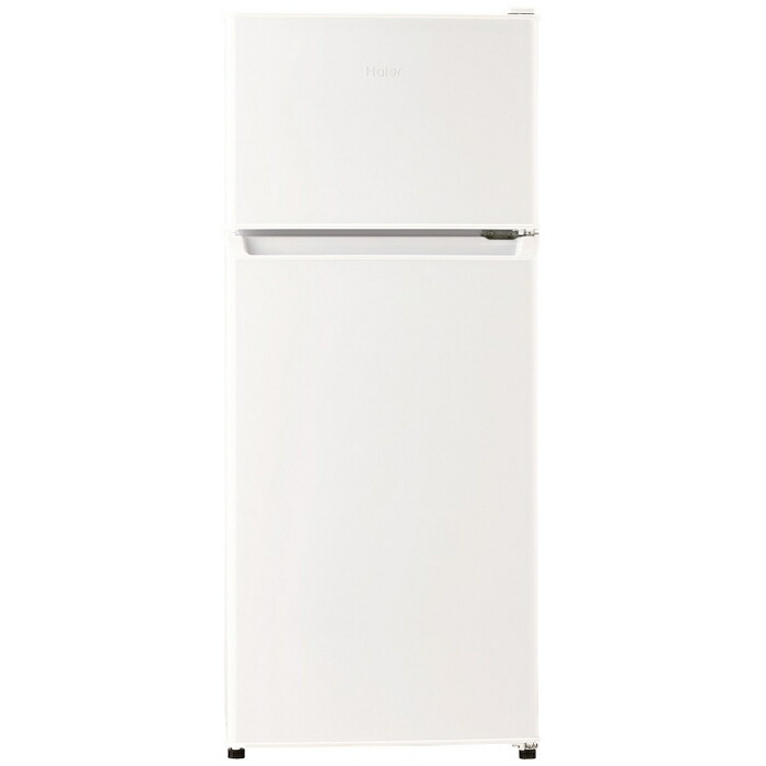 120L 2ドア冷蔵庫 直冷式[ 沖縄離島配達・日祝配送不可 ] ハイアール JR-12A(W) 冷蔵庫 直冷式 スリムデザイン 2Lペットボトル収納 LED庫内灯 省エネ 冷凍室仕切り 100V 長寿命 配達不可