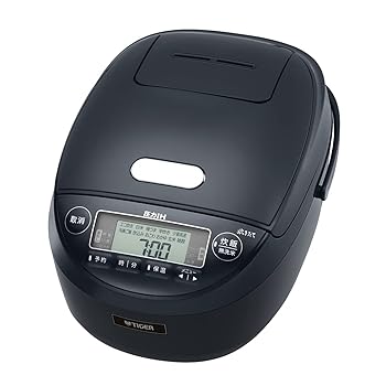 【中古】タイガー魔法瓶 JPK-T100-KV(モーブブラック) 炊きたて圧力IHジャー炊飯器 5.5合