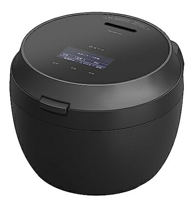 【中古】 パナソニック 炊飯器 1升 最高峰モデル ビストロ 匠技AI 加圧熱風ポンプ搭載 お手入れ部品2点 ブラック SR-V18BA-K