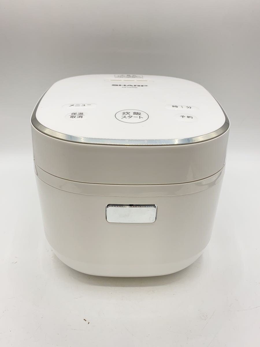 【中古】SHARP◆炊飯器 KS-CF05B-W [ホワイト系]【家電・ビジュアル・オーディオ】
