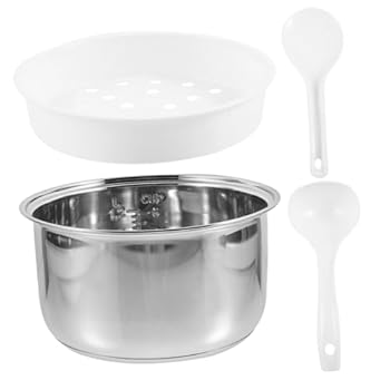 【中古】NUOLUX 炊飯器ライナー 炊飯器の内鍋 小さな内釜 ふた付き中華なべ 麺類 炊飯ロボット炊飯器 クッカー 合金ケーキ 調理鍋インナー 炊飯器調理鍋