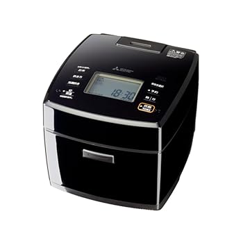 【中古】三菱電機 ジャー炊飯器 ダブル備長炭コート 熾火 炭炊釜 お米のうまみを引き出す「特許・連続沸騰」 (黒曜) NJ-VS18G-B