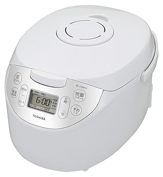 【中古】【未使用】東芝 炊飯器 5.5合 一人暮らし用 マイコン 銅コート 釜 ホワイト RC-10MFH(W)