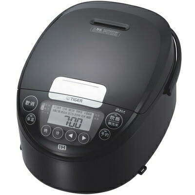 【中古】 Tiger JPW-H100-BA(ブラック) IH炊飯ジャー 炊きたて 5.5合 炊飯器