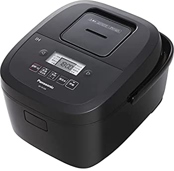 【中古】(非常に良い)パナソニック 炊飯器 5.5合 IH式 備長炭釜 ブラック SR-FE109-K