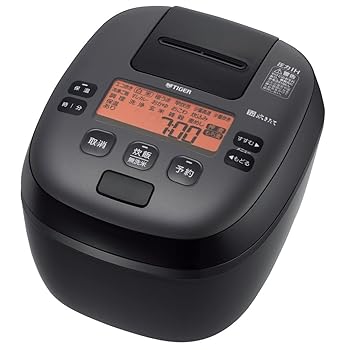【中古】タイガー 5.5合炊き 可変W圧力IHジャー炊飯器 炊きたて ご泡火炊き JPI-S100-KT スレートブラック