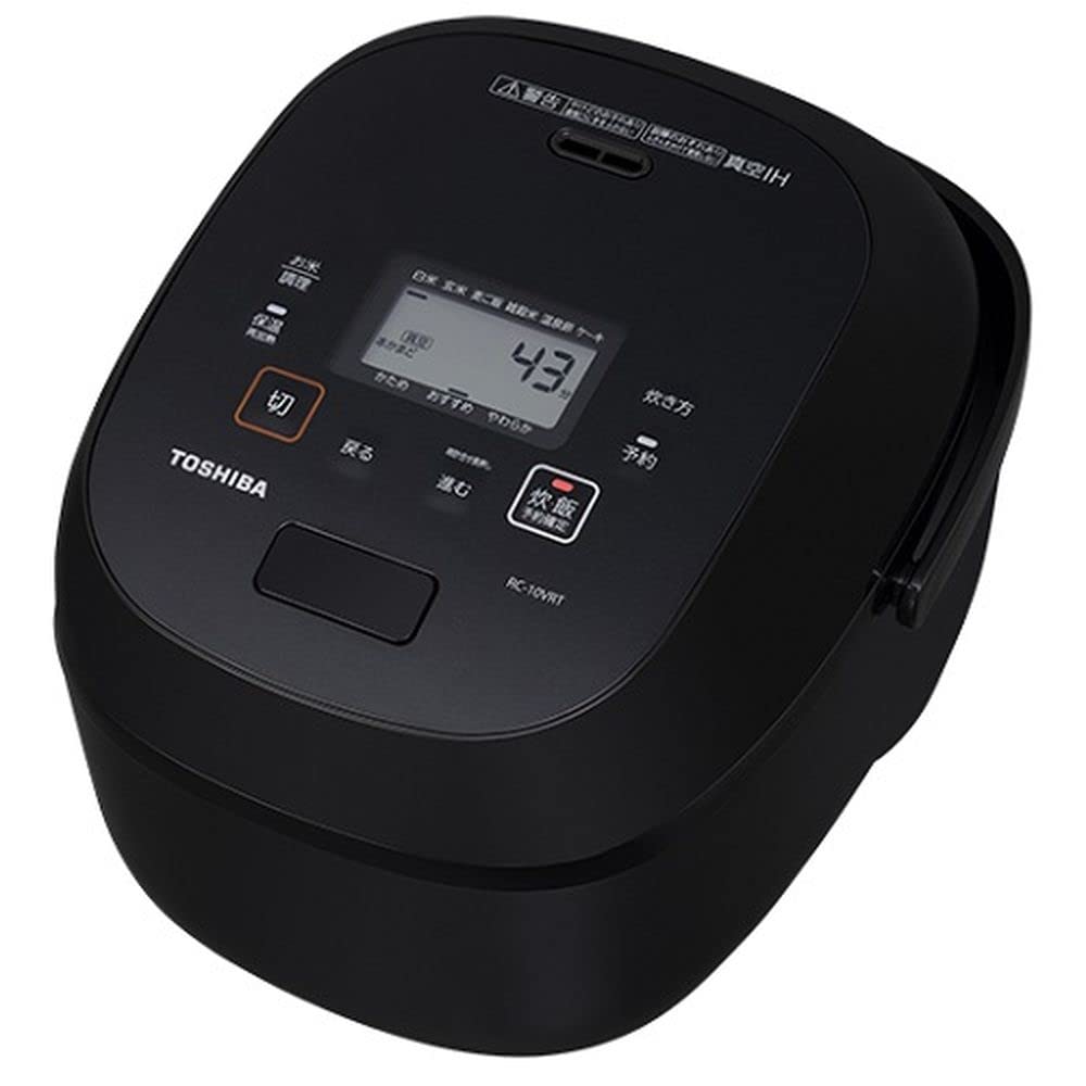 【中古】【非常に良い】RC-10VRT-K(グランブラック) 真空IHジャー炊飯器 5.5合