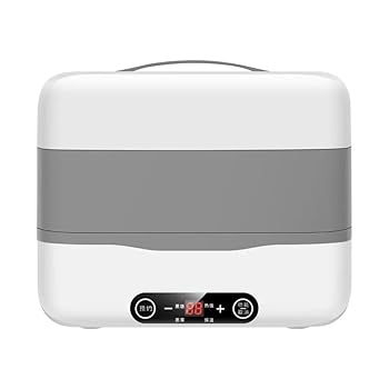 【中古】【未使用】Vifxucy2段加熱弁当箱炊飯器、炊飯器、家庭用弁当箱炊飯器 110Vで炊ける早炊き炊飯器 一人暮らし 炊き込みご飯 密閉機能付き炊飯器 少量炊き 炊