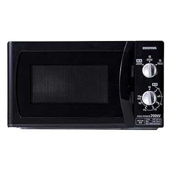 【中古】アイリスオーヤマ 電子レンジ 18L 単機能レンジ 700W フラットテーブル 60Hz/西日本 ブラック PMB-F185-6