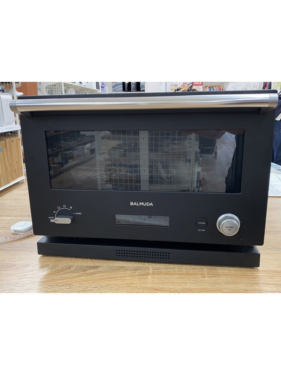 【中古】BALMUDA◆オーブンレンジ The Range K04A-BK [ブラック]【家電・ビジュアル・オーディオ】