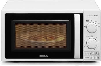【未使用】【中古】アイリスオーヤマ 電子レンジ 17L ターンテーブル 単機能 700W 出力6段階 【東日本/50Hz】ホワイト IMG-T177-5-W