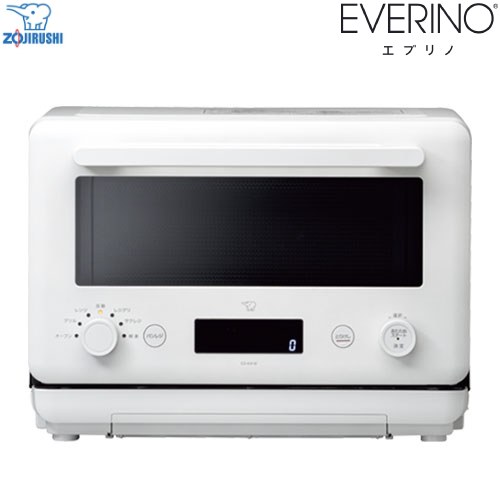 [ES-KA18-WM] EVERINO　エブリノ 象印 電気オーブンレンジ 電源：AC100V（50/60Hz） 18L 消費電力：レンジ1420W 時短で本格調理ができる！「芯までレジグリ」 ペールホワイト 【送料無料】