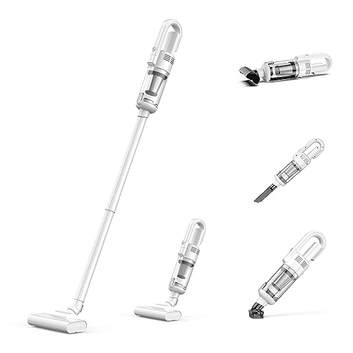 Fochai15000pa 強力吸引 革新モデル掃除機 コードレス スティック掃除機 5WAY ハンディー クリーナー スティック 一クリーナー 電気掃除機 5種類ノズル 軽量 Type-C充電式 一人暮らし HEPAフィルター 日本語取扱説明書 車用/家庭用