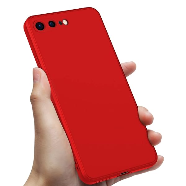iPhone 8 plus ケース/iPhone 7 plus ケース 耐衝撃 薄型 スリム シリコン iPhone 8 plusiPhone 7 plus カバー TPU カメラ保護 ワイヤレス充電 ケース ストラップホール 指紋 防止 スマホケー