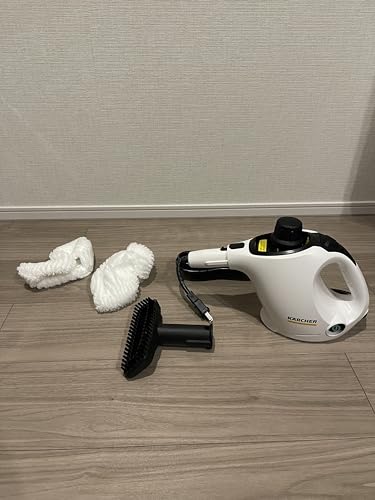 ケルヒャー(Karcher) スチームクリーナー SC MINI 毎日のちょっと使いに最適なコンパクトモデル ハンディ 軽量 高温で安定した蒸気のボイラー式加熱 しつこい汚れを浮かす 水だけ除菌消臭 油汚れ カーペット さらさらフローリング 水垢 キッチン 風呂場
