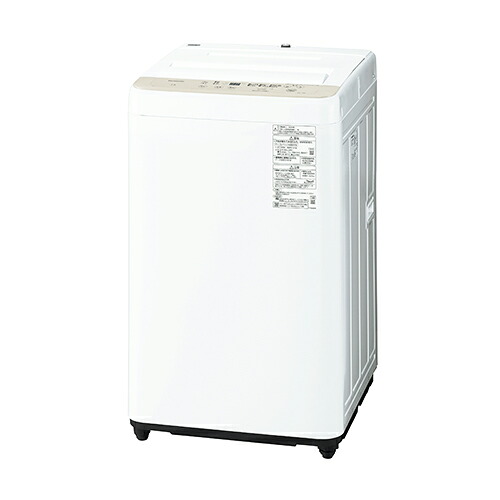 【設置+長期保証】パナソニック(Panasonic) NA-F7B5-C ライトベージュ 全自動洗濯機