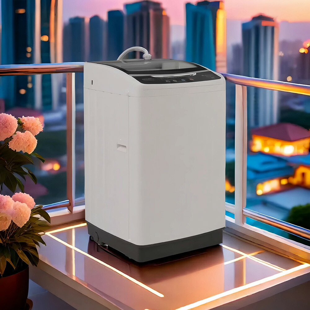 洗濯機 大容量 家庭用 8kg 小型全自動洗濯機 小型洗濯機 縦型洗濯機 洗濯 脱水 ステンレス槽 排水ホース 部屋干し 毛布 きれい 洗濯器 コンパク 引越し 家電