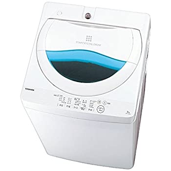 【中古-非常に良い】東芝 全自動洗濯機 5kg ステンレス槽 グランホワイト AW-5G5(W) AW-5G5(W)