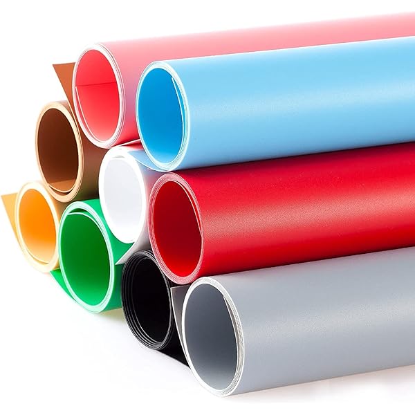 写真撮影用 PVC 背景布 100x200cm 九色セット