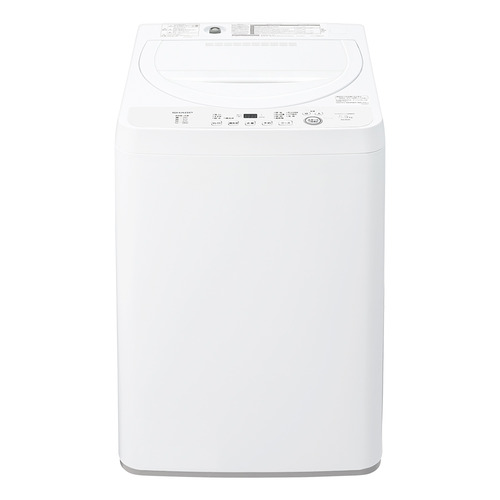 シャープ 全自動洗濯機 洗濯5.5kg 高濃度洗浄 ガンコつけおきコース ES-GE5K-W ホワイト系