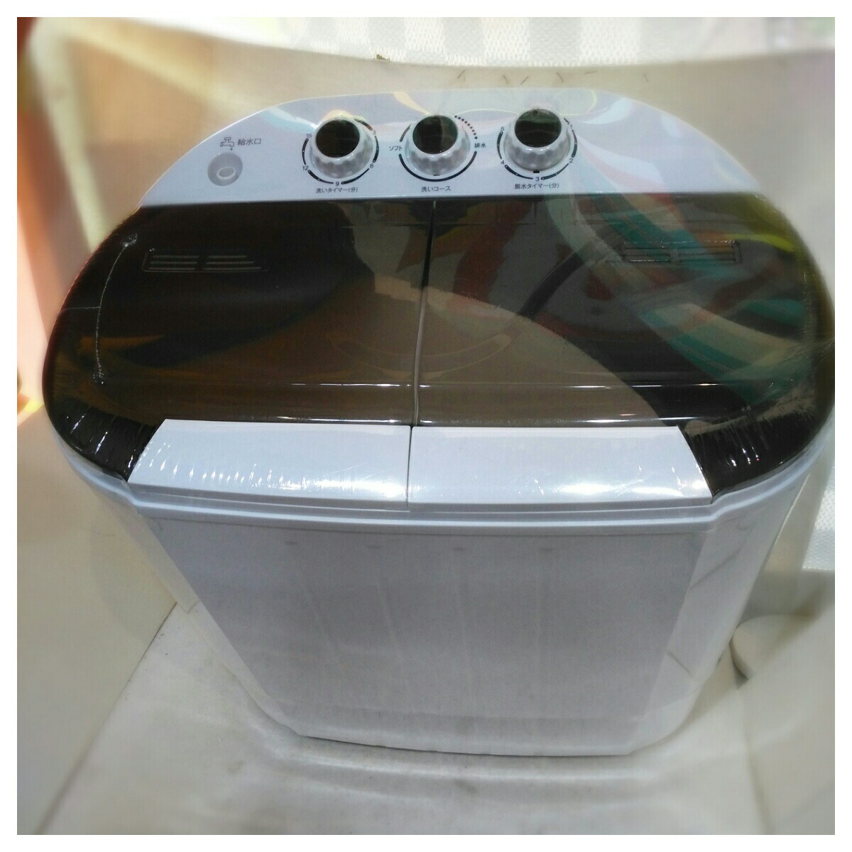 【動作確認済】【中古】本体のみ コンパクト 2葬式洗濯機 洗い3.6k、脱水2.0k NAW002BK 2023年製